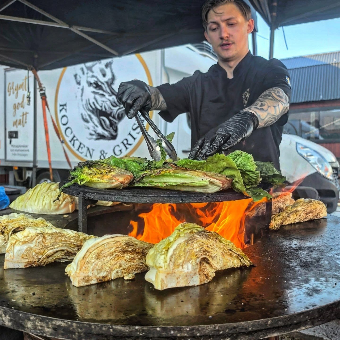 Grillade grönsaker - Catering från Kocken och Grisen