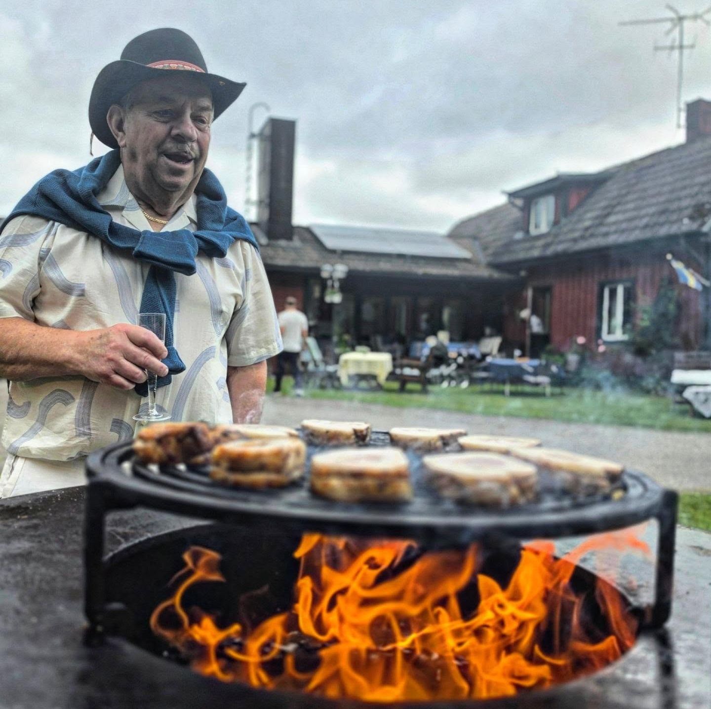 Grillning med Kocken och Grisen